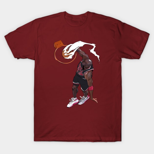 BASKETBALLART - JORDAN JUMP T-Shirt by JORDAN-ART23